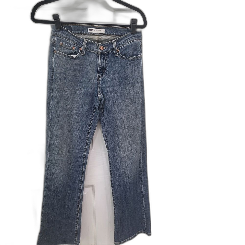 Levi's 525 Curvy Bootcut Classic Blue Flare Jeans 29 / 32